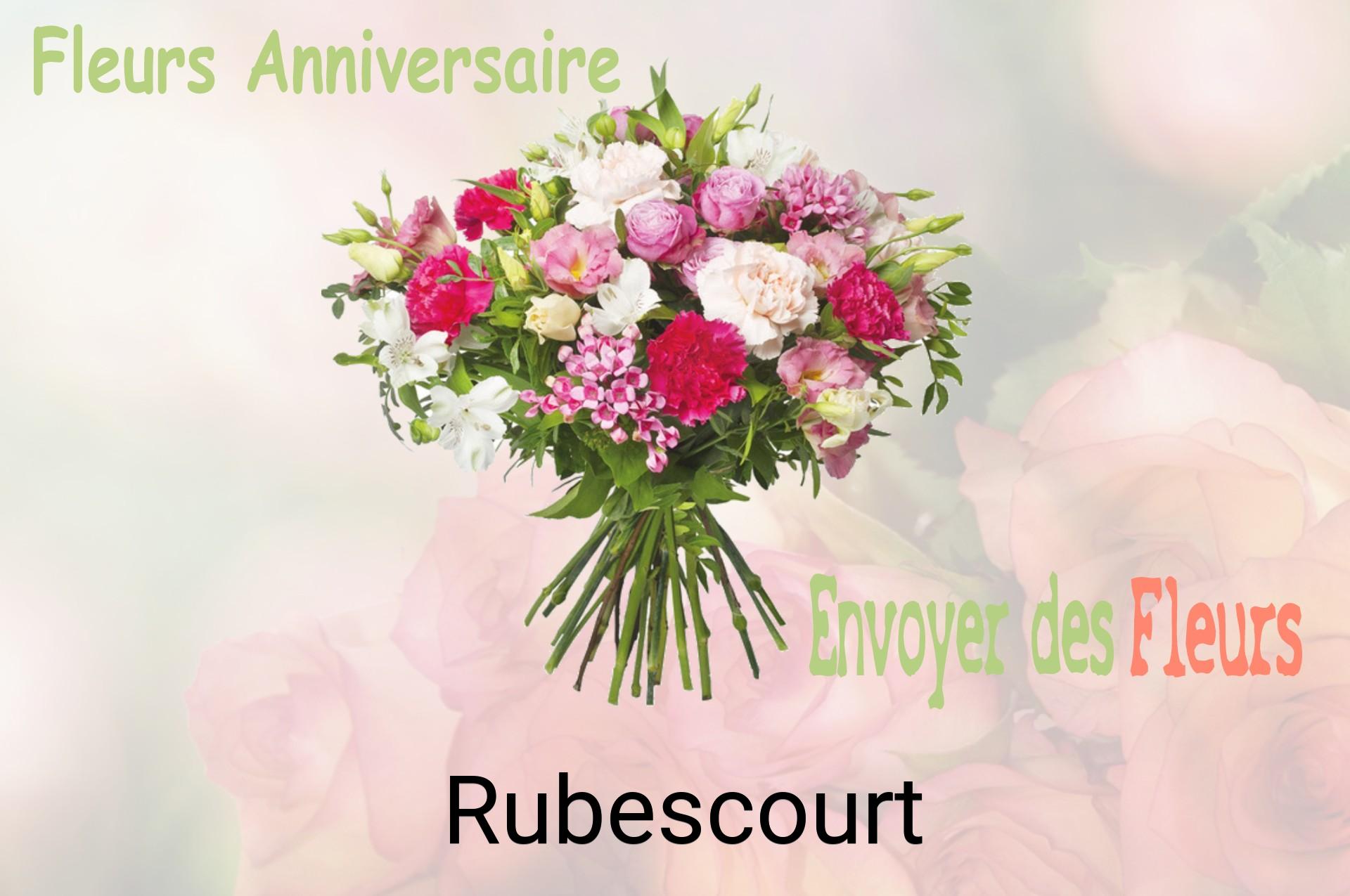 Bouquet de fleurs d’anniversaire livré à Rubescourt