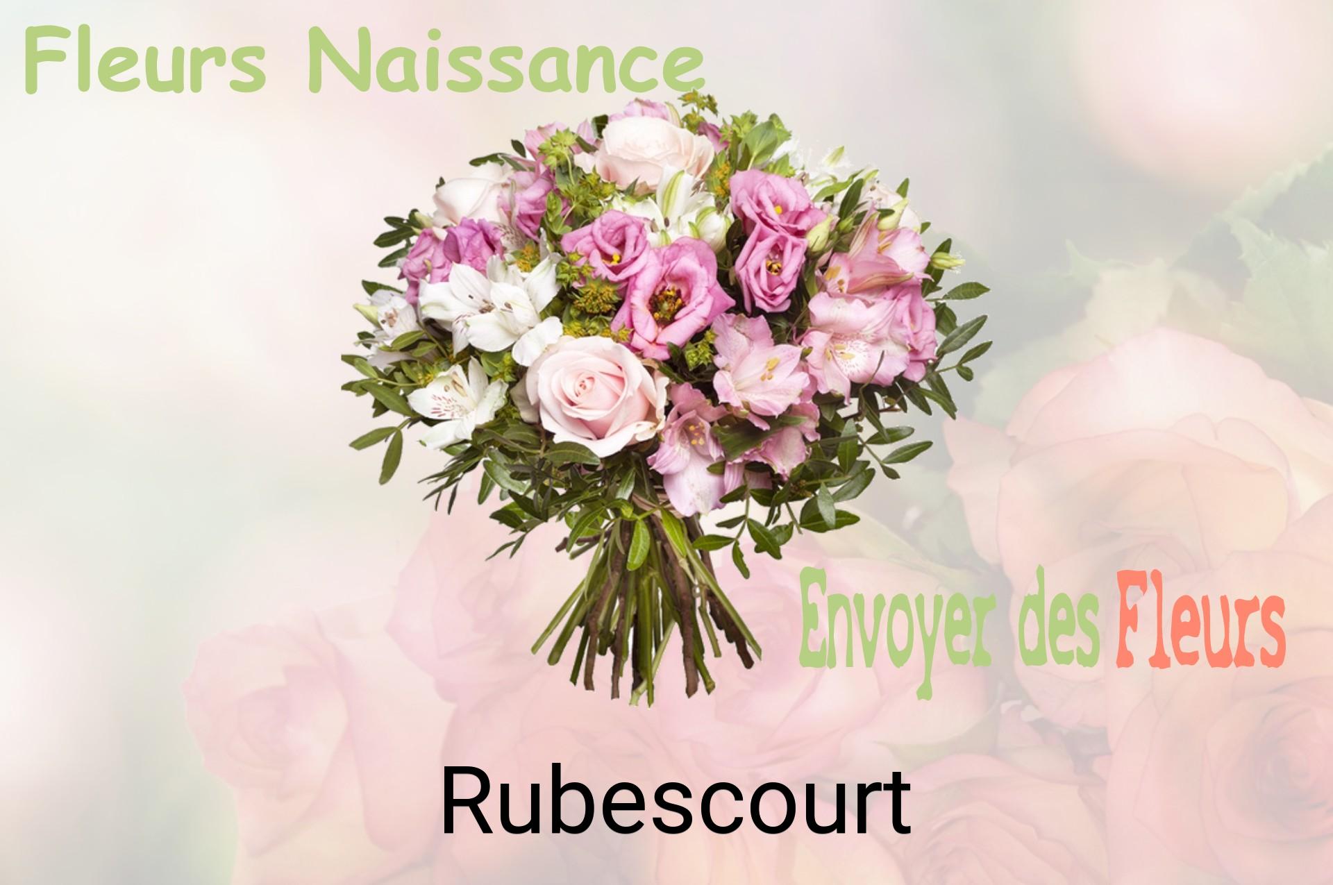 Bouquet de fleurs de naissance livré à Rubescourt